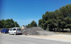 Comencen les obres d’urbanització per a la construcció de l’escola Agnès de Sitges. Ajuntament de Sitges