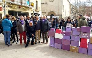 Concentració a Vilafranca. Eix