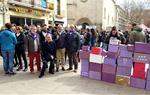 Concentració a Vilafranca. Eix