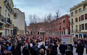 Concentració a Vilafranca contra els empresonaments. PDeCAT Vilafranca