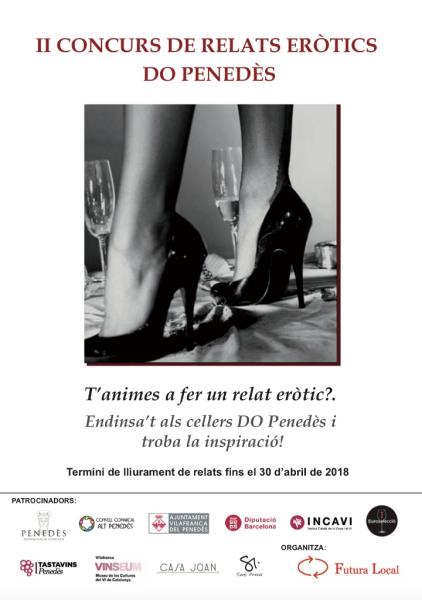 Concurs de Relats Eròtics DO Penedès 2018. EIX