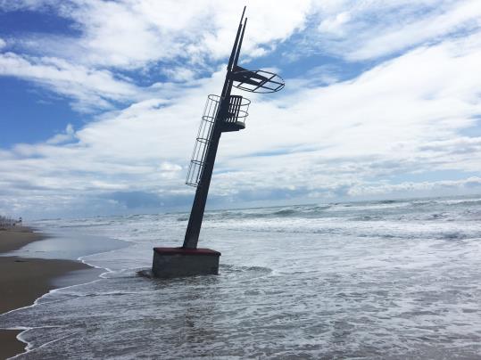 Costes anuncia una aportació de sorra per estabilitzar les platges de Calafell. Ajuntament de Calafell
