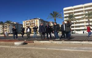 Costes estudia mesures per pal·liar la pèrdua de sorra a les platges de Calafell. Ajuntament de Calafell