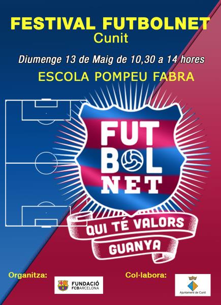 Cunit celebra el primer Festival FutbolNet amb la Fundació FC Barcelona. EIX