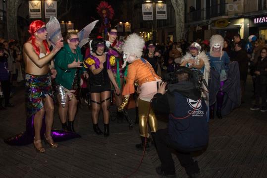 Detingut per amenaçar amb un ganivet un grup de gent que no el deixava dormir durant l'Arrivo de Vilanova. Xavier Jurio