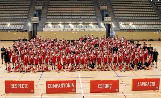 Diada i presentació dels equips del CB Samà. Eix