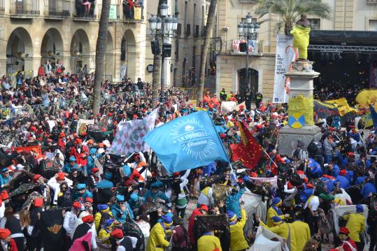 Diumenge de Comparses reivindicatives a Vilanova i la Geltrú contra el 155 i per la 