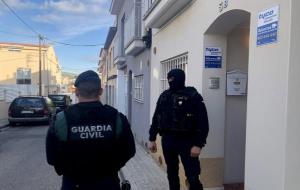 Efectius de la Guardia Civil al barri de la Collada. Carles Castro