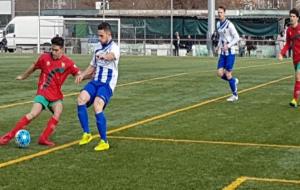 El CF Vilanova no va donar marge al rival en el somni de creure en una victòria. Fede Carrasco