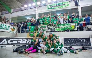 El Club Patí Vilanova es fa amb la Copa de la Reina d'hoquei patins. Arnau Salvó