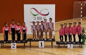 El conjunt prebenjamí al Trofeu Barcelona comarques. Eix