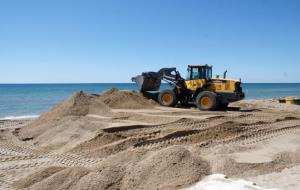 El consell comarcal vol constituir un grup de treball per a la conservació del litoral i evitar els efectes dels temporals a les platges. CC Baix Pene