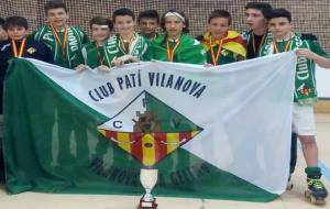 El CP Vilanova aleví Campió d'Espanya. CPV