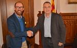El delegat del govern de la Vegueria del Penedès, Pere Regull, ha visitat Sitges. Ajuntament de Sitges