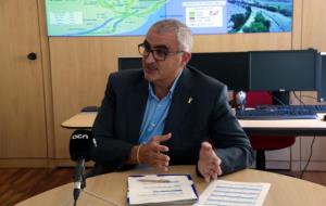 El director del Servei Català de Trànsit (SCT), Juli Gendrau, en una entrevista amb l'ACN, l'1 d'agost del 2018. ACN