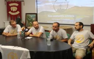 El grup de vilanovins impulsa la ruta cicloturística solidària 