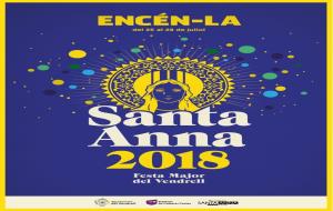 El lema 'Encén-la' encapçala la imatge gràfica de la Festa Major del Vendrell 2018