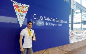 El nedador del Club Natació Sitges, Toni Ponce. Eix