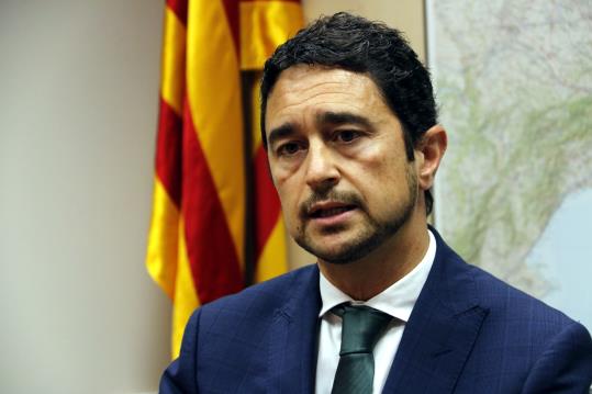 El nou conseller de Territori i Sostenibilitat, Damià Calvet, en una imatge d'arxiu. ACN