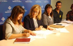 El PDeCAT i ERC arriben a un pacte a Vilanova per “reforçar” els projectes de ciutat. Míriam de Lamo
