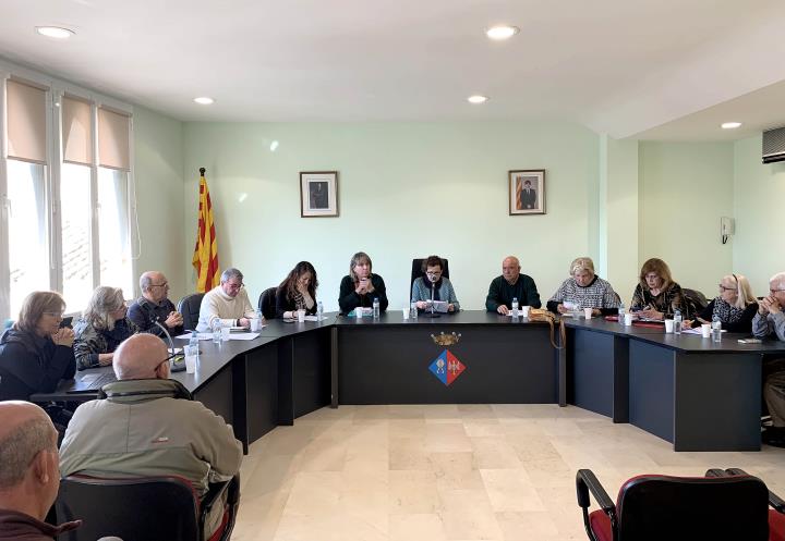 El Ple Extraordinari de l’Ajuntament de la Bisbal del Penedès . Eix