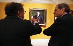 El president de la Generalitat, Quim Torra, ha inaugurat l'exposició 