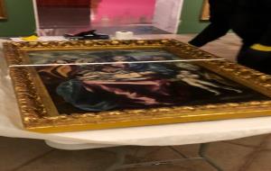 El quadre La Sagrada Família amb Santa Anna i Sant Joan del Greco s'exposa des d'aquesta setmana al Museo del Prado	
