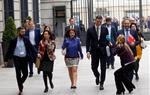 El secretari general del PSOE, Pedro Sánchez, arriba al Congrés el 31 de maig del 2018. ACN
