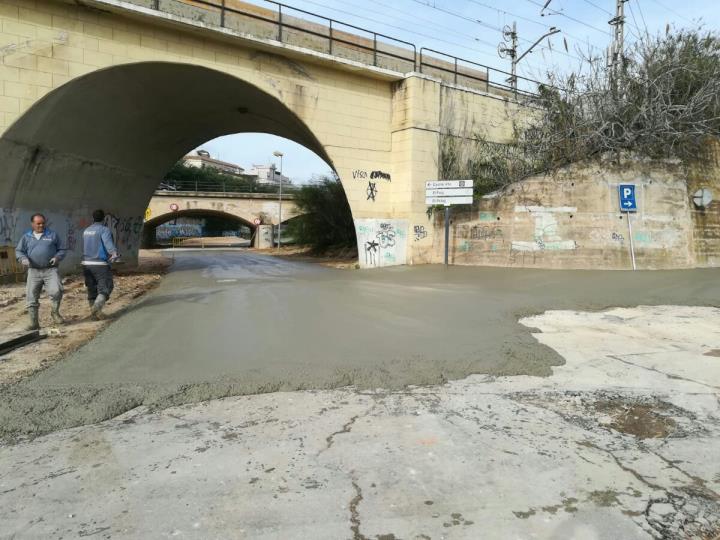 El Vendrell arranja el pas de la riera de la Bisbal. Ajuntament del Vendrell