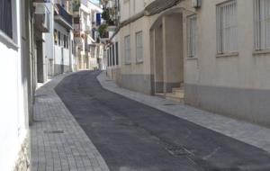 Eliminen les barreres arquitectòniques del carrer de l'Estalvi de Sitges. Ajuntament de Sitges