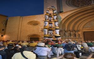 Els Bordegassos completen tres castells de set a la diada de l'Esperidió