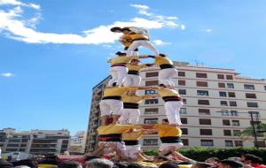 Els Bordegassos inauguren temporada completant castells de set a Castelló. Yoko