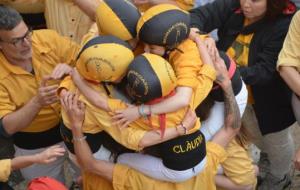 Els Bordegassos volen seguir sumant castells de vuit diumenge a Sant Cugat. Maite Gomà