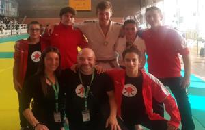 Els competidors de l'Escola de Judo Vilafranca. Eix