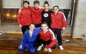 Els competidors de l'Escola de Judo Vilafranca