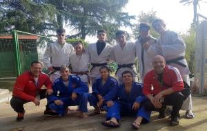 Els judoques de l'escola de Judo Vilafranca. Eix