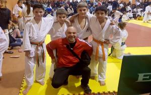 Els judoques de l'escola de Judo Vilafranca