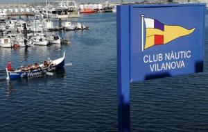Els Llaguts de Vilanova amarren al Club  Nàutic Vilanova. Eix