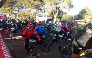 Els sis corredors del BTT Nova Olivella arriben enntre els 50 primers a la VIII Trobada de BTT Ribes. BTT Nova Olivella