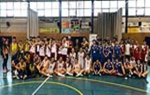 Equips participants al torneig de bàsquet Garraf 2018