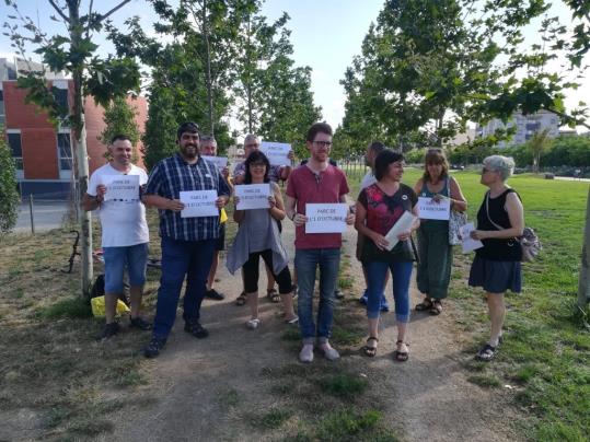 ERC proposa anomenar la llosa del tren de Vilafranca com a 