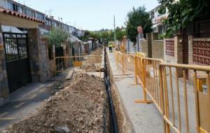 Es renova la xarxa d'abastament d'aigua potable al sector de Can Puig. Ajt Sant Pere de Ribes