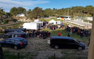 Es roda un spot publicitari de Fanta al pèlag Sec de Vilobí del Penedès