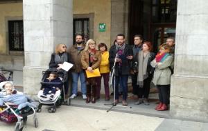 Espais familiars i l'Ajuntament de Vilanova es manifestes a favor dels drets del infants