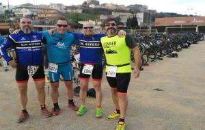 Felipe Noguera,Tim Ehlers, Manu Aller i Carlos Fernández al Duatló dels Pèlags