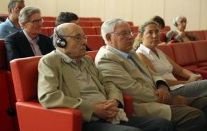 Fèlix Millet, Jordi Montull i Gemma Montull, al banc dels acusats l'últim dia del judici del 'cas Palau'. Imatge del 16 de juny del 2017. ACN / Pool E