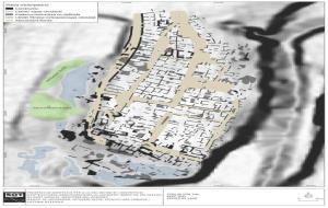 Imatge captada per un georadar que mostra una ciutat ibèrica soterrada a Banyeres del Penedès. Universitat de Barcelona