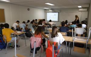 Imatge d'arxiu d'una classe de 2n d'ESO. ACN