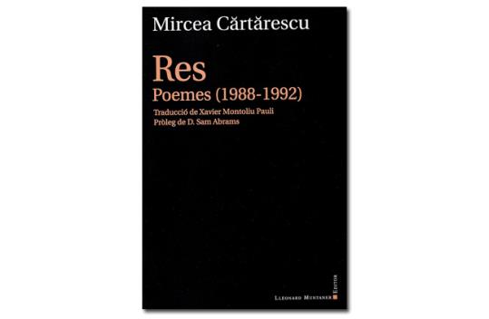 Imatge de la coberta de 'Res', de Mircea Cartarescu. Eix