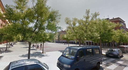 Imatge de la plaça Beatriu Claramunt. Google Maps